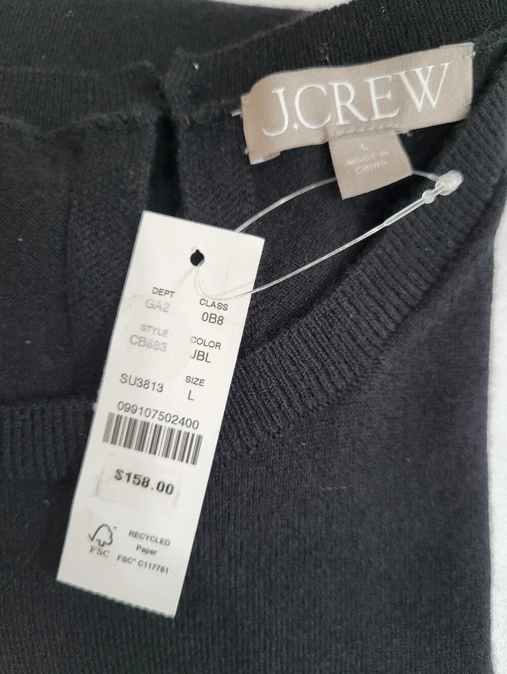J. Crew featherweight cashmere